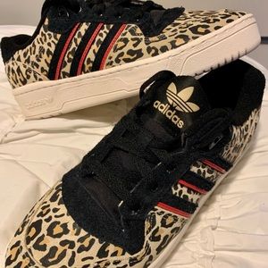 Adidas 3 Stripe Leopard Sneakers, NEW!